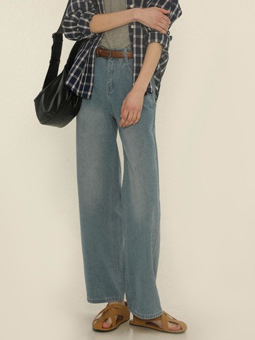 Firm Fit Wide Denim Pants (PBE02S-WDPWW002)