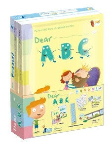 Dear ABC set (2書+1CD+1DVD一套組)  堂奧  堂奧圖書股份有限公司