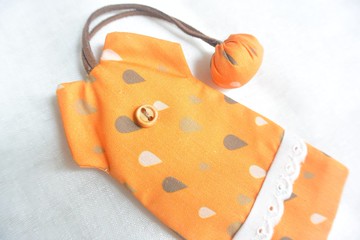 手感洋裝鑰匙包 - 水滴