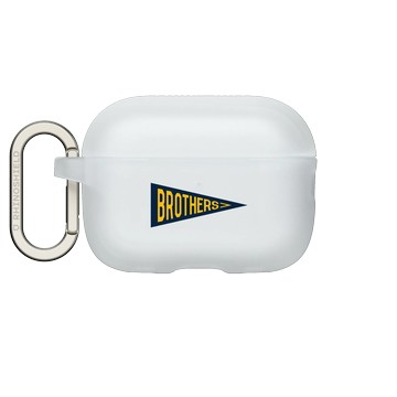 AirPods Pro 2 AirPods Case 透明 - 職棒-中信兄弟 Brothers - BROTHERS三角旗-鋼鐵藍