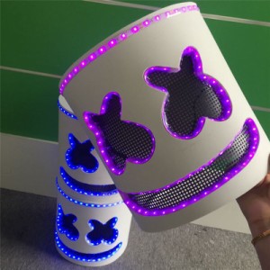 Marshmello マシュメロ LED マスク 小賢しい ヘルメット