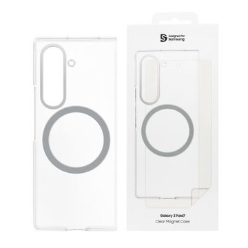 Samsung 三星 Galaxy Z Fold7 原廠透明磁吸保護殼 - 附保貼 (GP-FFF966)
