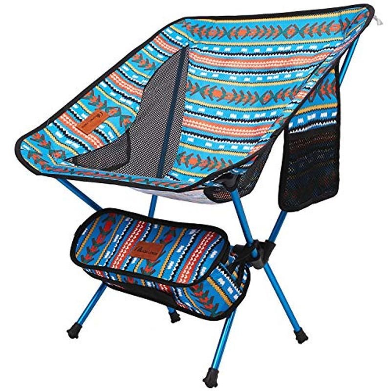 Moon Lence アウトドアチェア キャンプ椅子 折りたたみ コンパクト 超軽量907g イス 収納バッグ付き ハイキング お -  キャンプ、アウトドア用品
