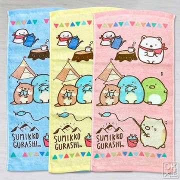 角落小夥伴 角落生物 露營款童巾 兒童毛巾【DK大王】