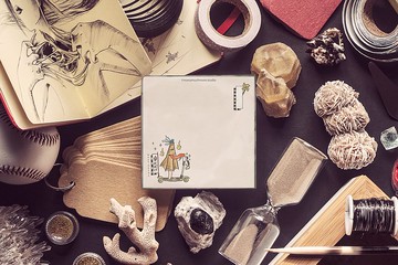 Kasa-Obake 摩托車造型便利貼