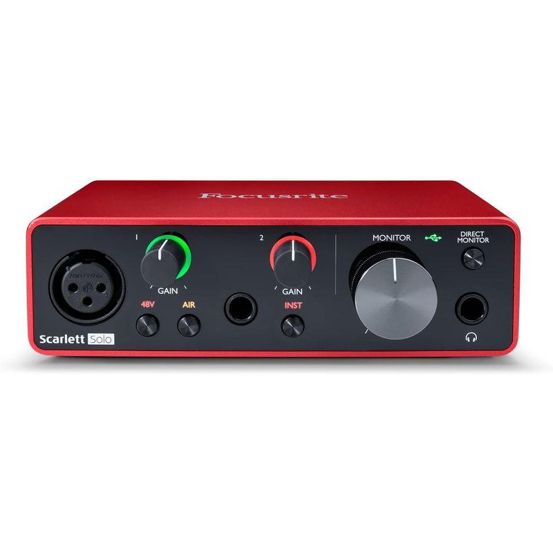 オーディオ機器 Focusrite Scarlett Solo 3rd Gen オーディオインターフェイス