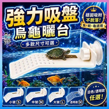 台灣免運出貨【烏龜曬台】烏龜浮島 烏龜曬臺 水龜浮島 超強吸盤固定 烏龜缸 曬背台 餵食盒設計 烏龜浮臺 烏龜島 烏龜