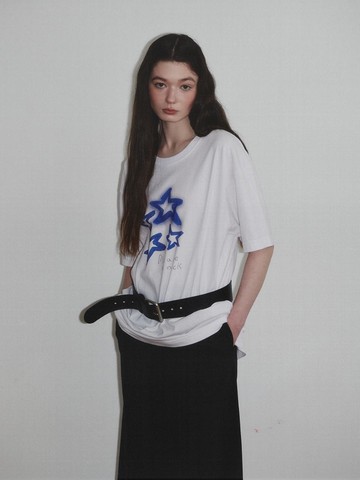 Star Shine Graphic T-shirt - White