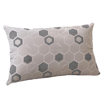 A-nice 雅妮詩 石墨烯羽絲絨枕 100%聚酯纖維表布 內含30%石墨烯纖維  75 x 48 x 15cm  灰色  1個