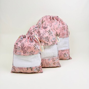 Floral 花朵 束口袋 束口包