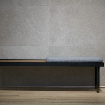 camino｜OBISPO 多用途矮凳 (綠+原木/煙燻木+黑) 二色 - 自然木X低調灰綠