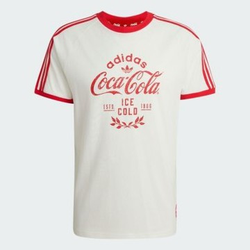 Adidas 愛迪達 Cc Cali Tee KY2114 男 T恤 運動上衣 休閒短袖 白 亞版 可口可樂