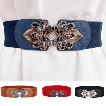 Bifox.腰帶皮帶寬腰帶鴛劍腰封