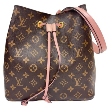 【二手名牌BRAND OFF】LOUIS VUITTON LV 路易威登 棕色 原花帆布 NeoNoe MM 水桶包 肩背包 M44022