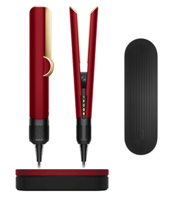 【限定色】Dyson Airstrait™ HT01 二合一吹風直髮器 絲絨紅 附精美禮盒