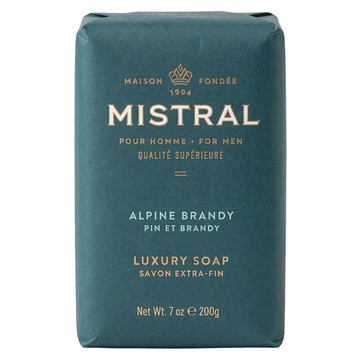 MISTRAL BODY 頂級奢華香水沐浴皂 雅瑪邑白蘭地  200g  1個