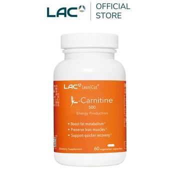 【LAC利維喜】卡尼丁肉酸膠囊60顆(L-carnitine/左旋肉鹼/卡你婷/提升運動效果/素食可)