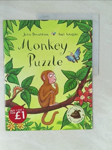 【書寶二手書T1／少年童書_YZG】Monkey Puzzle_Julia Donaldson