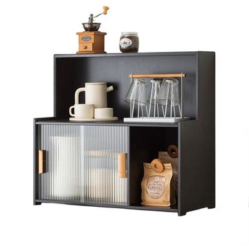 【LEZUN 樂尊】67cm長虹門台檯面防塵杯櫃