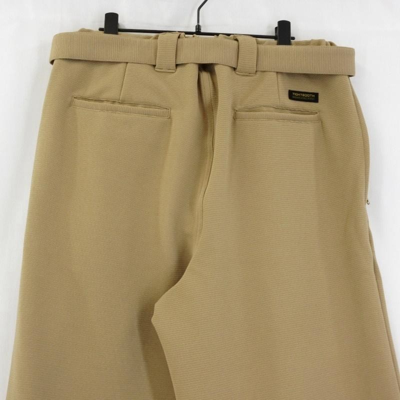 TIGHTBOOTH バギースラックス　ベージュ TIGHTBOOTH ベージュ バギースラックス L