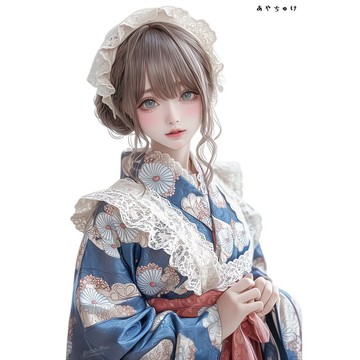 【9 月新作】07-143-0003 人物貼紙 幻想復古浪漫喫茶