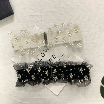 仙氣蕾絲花邊配裙松緊寬腰封女士簡約百搭連衣裙束腰裝飾彈力腰帶