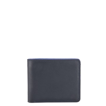 【MYWALIT】RFID釦袋對折夾-午夜藍 4506-173