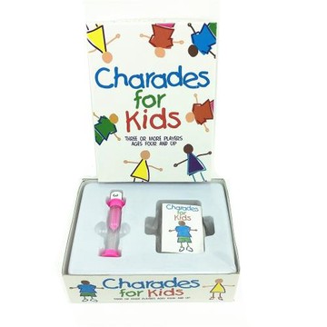 兒童趣味謎中謎看手勢猜字游戲卡片Charades for kids 益智桌游