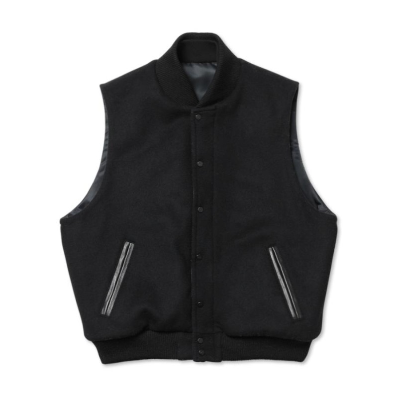 ROTOL ロトル AWARD FLIGHT VEST (BLACK) スタジャン MA1 リバーシブル ...