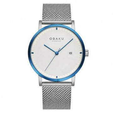 OBAKU 哥本哈根藍調雅仕腕錶 - 海岸藍 (V326GDHWMC) - 40 × 47mm