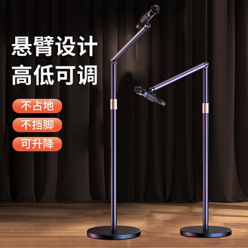 附發票 小天專業麥克風支架落地式直播話筒架子桌面電容麥手機一體ktv用