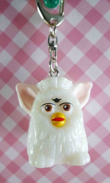 【震撼精品百貨】手機吊飾/鎖圈-小晶靈系列-鑰匙圈-純白 震撼日式精品百貨