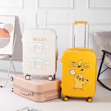 箱子行李箱女2024新款小型20寸登機箱旅行箱24寸拉桿箱卡通高顏值