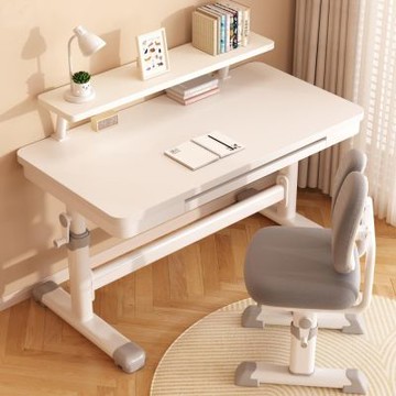 【匠俱】手搖升降學習桌 書桌 120x60cm 學生寫字桌 可升降課桌 書桌 兒童學習桌