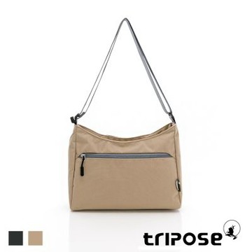 tripose PLAIN機能尼龍輕量強撥水性斜背方包-多色