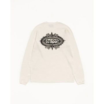 AirRoom正品現貨 2025AW STUSSY MANTRA RAGLAN 背後 LOGO 華夫格 長T 長袖