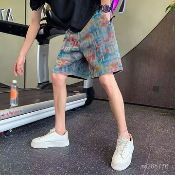 短褲夏季男士美式五分褲休閒寬鬆百搭夏天新款潮牌2025沙灘短褲男