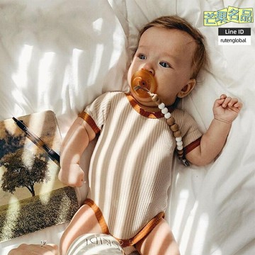 【ins風透氣】嬰兒爬服 包屁衣 連體衣 哈衣 夏裝 嬰兒衣服 純棉短袖 三角哈衣 新生兒夏季 寶寶外出穿搭