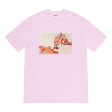Supreme SS20 Week 1 Cherries Tee Cherry Short Sleeve Unisex Purple