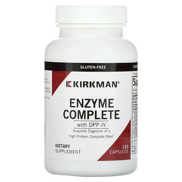Kirkman Labs, EnZym Complete 消化酶膠囊，含 DPP-IV，120 粒裝