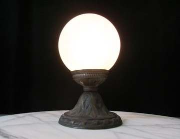 【老時光 OLD-TIME】早期二手玻璃桌燈