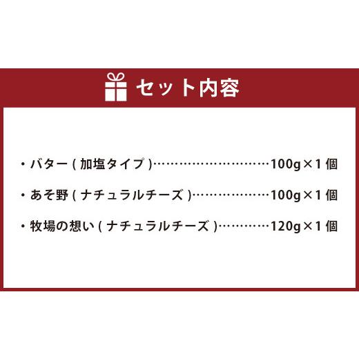 ふるさと納税 熊本県 牧場のチーズ・バターセット 加塩バター チーズ2種