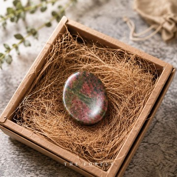 快速出貨🎁【癒森林】花綠石天然放鬆石 舒壓按摩x隨身好攜帶 天秤座生日快樂