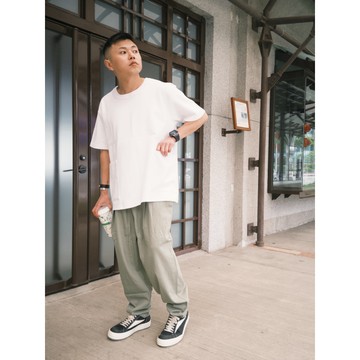 [HORMES](24201)太空棉落肩 X 側雙口袋