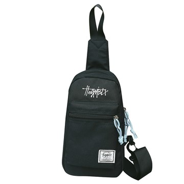 E.City_韓版防潑水休閒防搶胸包手機挎包