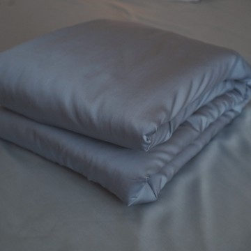 頂級絲滑-天際霧藍【100%天絲/100s】薄床包/小被被 台灣製 TENCEL Lyocel