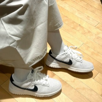 【逢甲FUZZY】 W Nike Dunk Low Sail/Black 麂皮 灰黑 HQ3502-100
