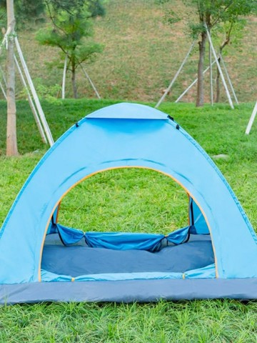 帳篷 露營帳篷 帳篷戶外露營野營耐用全自動加厚3-4人單人沙灘帳篷露營防風防曬【CM24854】