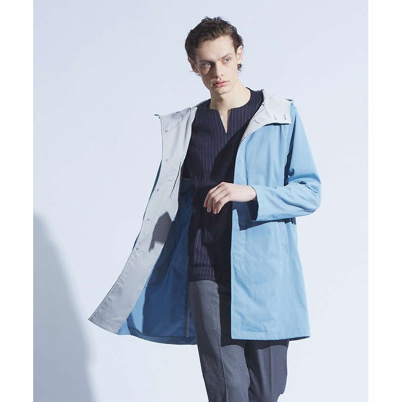 アバハウス タスラン ナイロン ギャバ フードブルゾン メンズ サックスブルー 46 Abahouse 通販 Lineポイント最大1 0 Get Lineショッピング