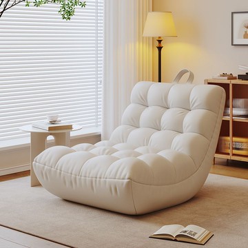 免運 信和顏北歐風懶人沙發毛毛蟲榻榻米弧形單人免洗貓抓皮114M